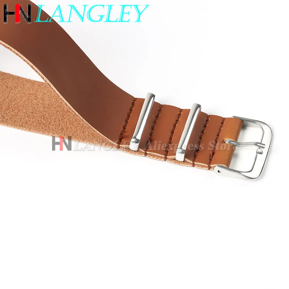 Luxurious Ultra-Thin PU Leather Watch Band Strap - Elegant Single Layer Bracelet