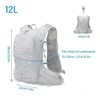 12L Cycling Hydration Vest Running Backpack Lightweight Riding Vest Pack Backpack Running Camping Bag Mountaineering Equipment 2
