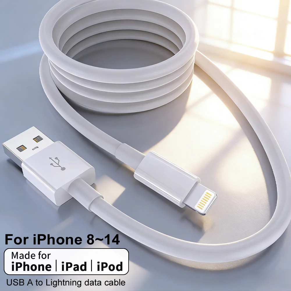 MFi Certified 3-Pack USB to Lightning Fast Charging Cables
