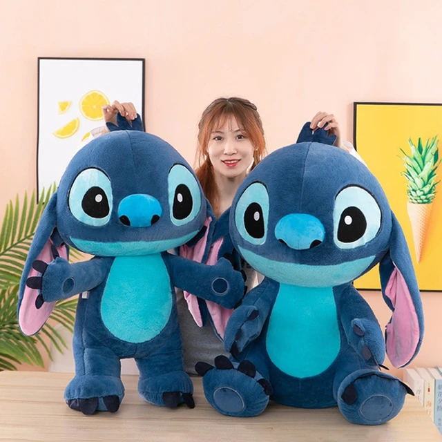 Disney Store-animales de peluche grandes de Lilo y Stitch, juguetes de  almohada con Anime para dormir, muñecas para niñas, regalo de cumpleaños  para niños, 60cm - AliExpress