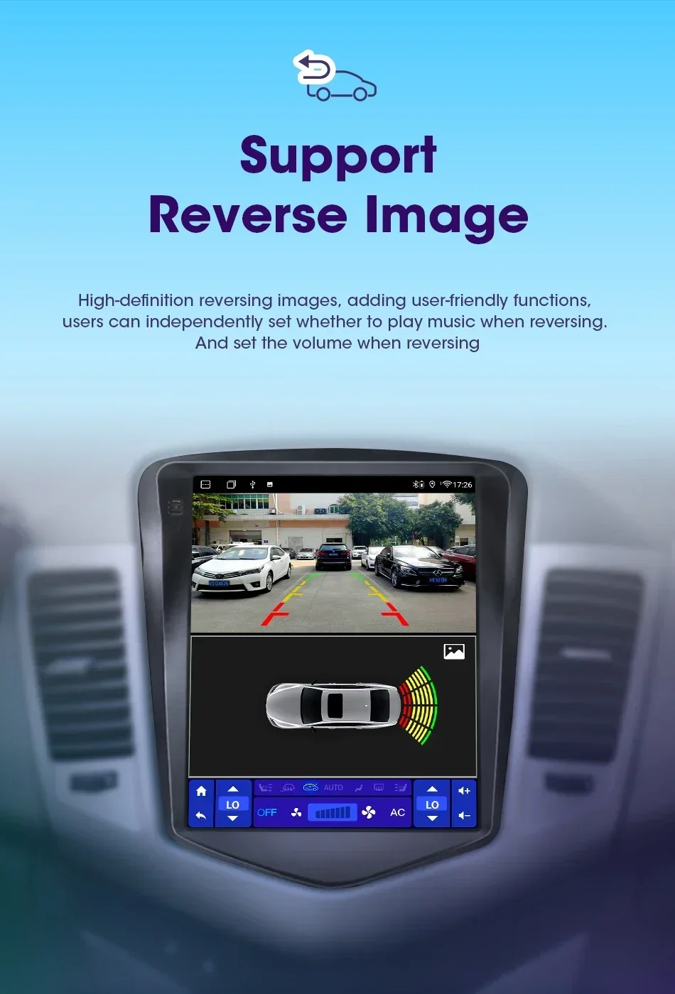 Srnubi 9,7" 2din Autoradio für Chevrolet Cruze J300 2008-2012 Multimedia Player Carplay Android Auto Vertikale Bildschirmkopfeinheit – Detail 19
