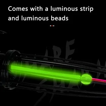 Glowing Fishing Hooks High Carbon Steel Fishing Accessories for Squid Octopus and Cuttlefish MIAO 2