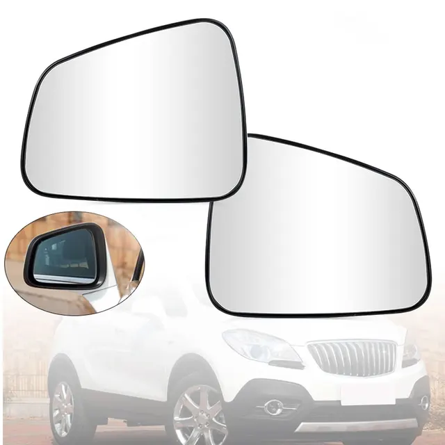 Left Side Exterior Mirror Glass With Backing Plate For Buick Encore & Chevy Trax (2017-2021)