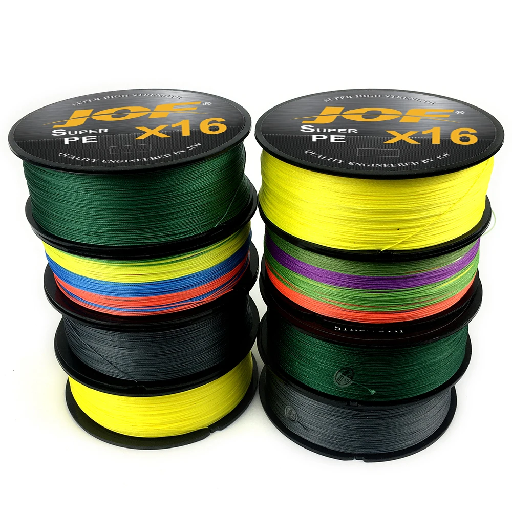 16 Strands Braided Fishing Line 300M 500M 25-161LB Carp Fishing Supplies 16X Multifilament Pe Line For All Water fishing line,fishing tackle