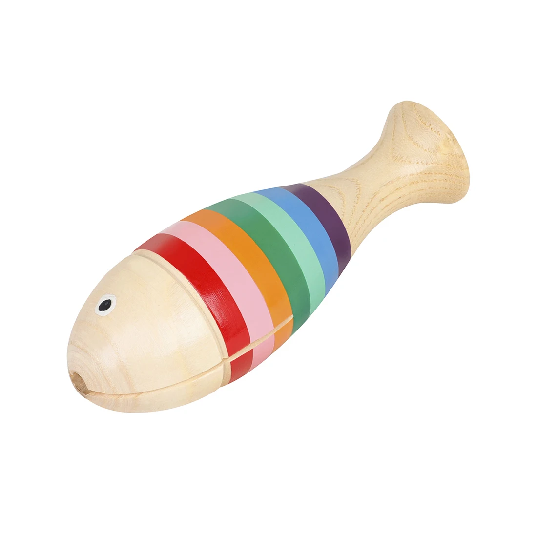 Orff Wooden Musical Instrument for Children Kid Toys Percussion Colorful Fish Toy Toddler Music Early Education Tool With Stick