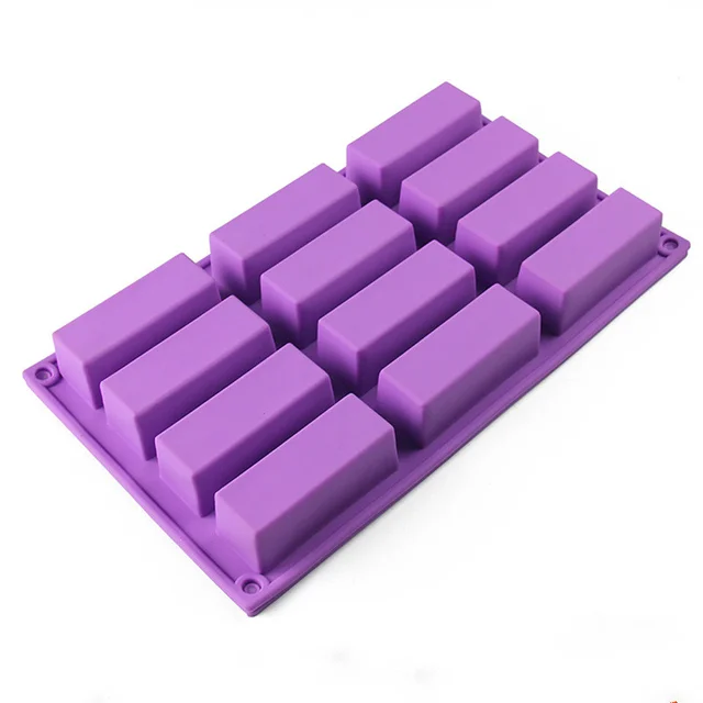 Szilikonfehérje Rudak Penész Téglalap Granola Bar Szilícium Szappan Gyanta Kulcstartó Holdcake Sütő Kiegészítők - Image 3