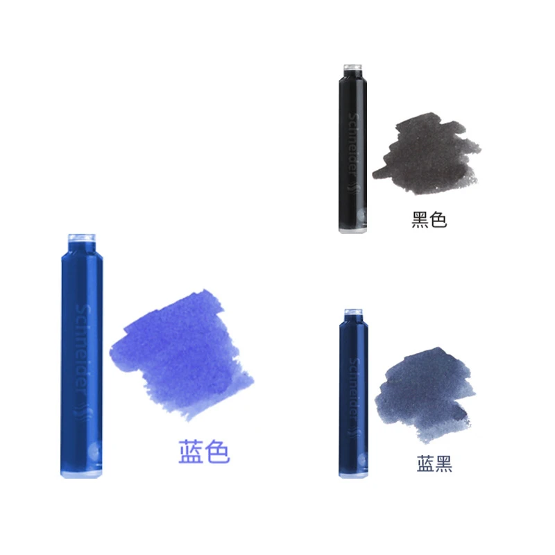 5 X Picasso Ink Container Cartridges 2.6mm Fountain Pen Gadget Refills Black Or Blue Professional 53 pieces set of erasable pens friction heat neutral wear resistant easy cartridges 0 5mm friction easy to wipe black and blue