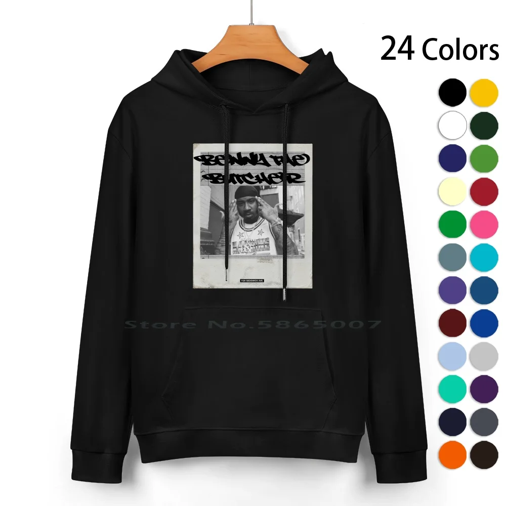 

Benny The Butcher Pure Cotton Hoodie Sweater 24 Colors Benny The Butcher Westside Gunn Griselda Rap Shady Records Conway Music