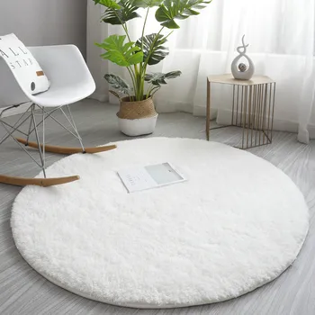 2022 Latest Nordic Fluffy Round Carpet Rugs 2