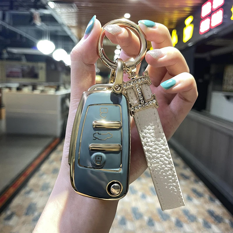 Cover Chiave/telecomando per Audi Q3 Q5 Q7 TT S3 S4 S6 RS B6 B7 B8 A6 A7 C5 C6 A1 A3 8L A4 A5 4F 10 Cover Chiave/telecomando per Audi Q3 Q5 Q7 TT S3 S4 S6 RS B6 B7 B8 A6 A7 C5 C6 A1 A3 8L A4 A5 4F - Sbaf650c190694728ad9ec17ee3ad796ab