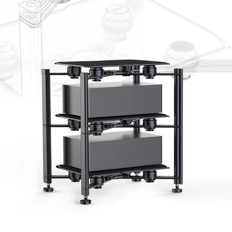 HiFi-Audio-Amplifier-Cabinet-Amp-Decoder-Frame-Rack-Equipment-Shock ...
