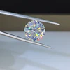 100% Genuine 1.0ct Wholesale Size Price 1.0~3.75mm D Color Round Cut Lab Grown Loose Moissanites Stone Test Positive 3