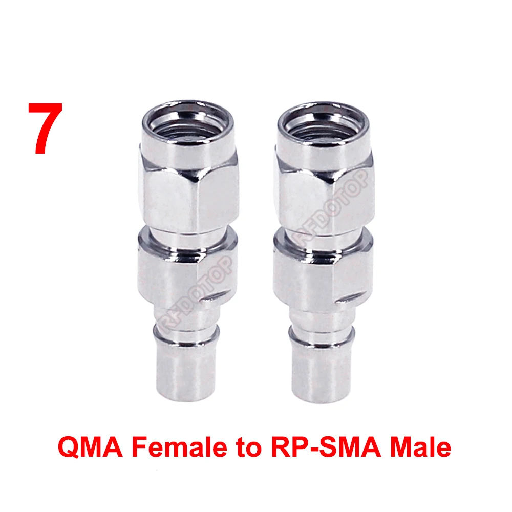 Adaptateur QMA vers SMA/RPSMA pour Drone FPV Antenne Connecteur