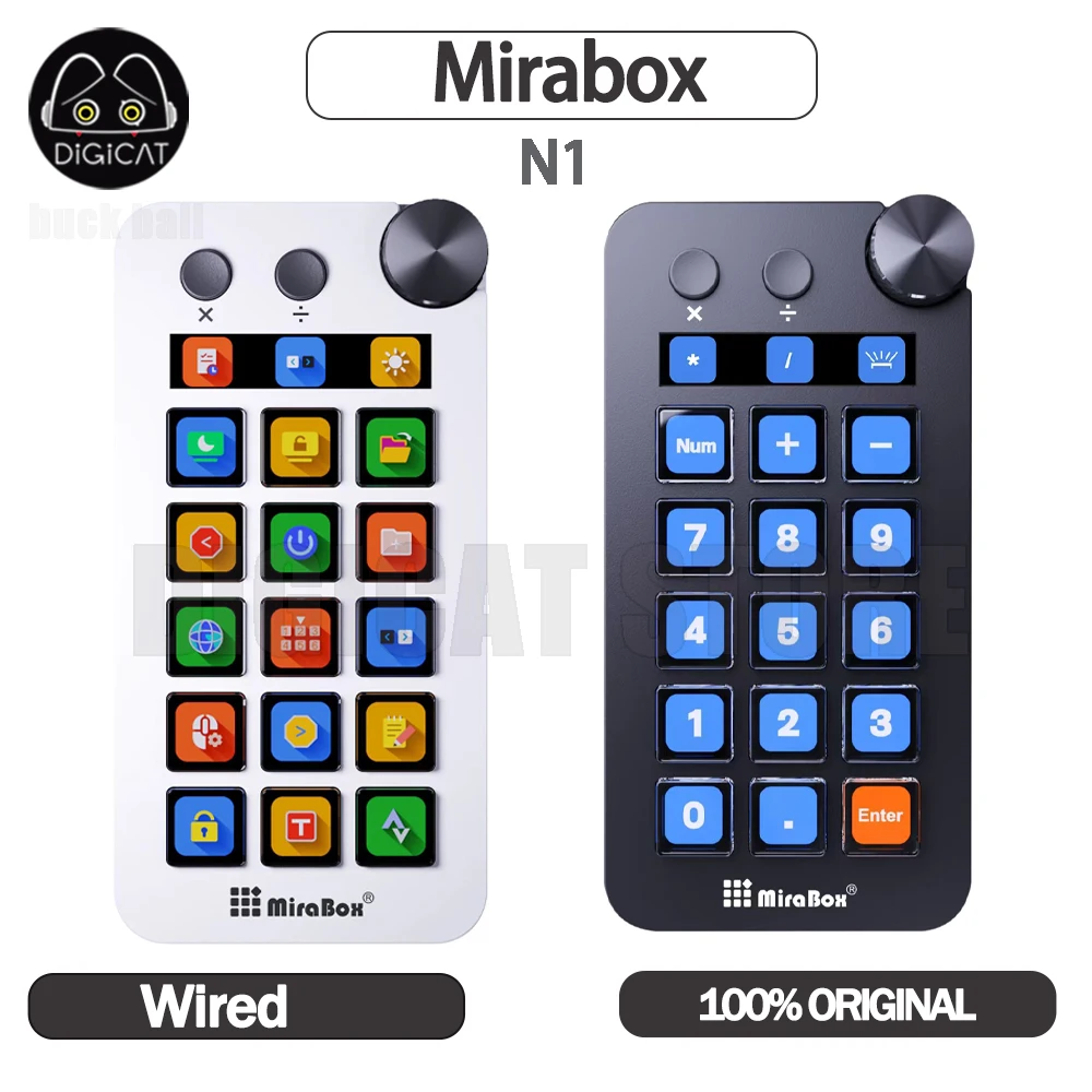 STREAM DOCK 　MBox N1 MBox N1 StreamDeck Mini Visual Keyboard 15Key Mirabox Stream