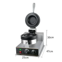 CE Sandwich Maker Electric Commercial Waffle Ice Cream Hamburger Ufo Burger Maker Machine Gelato Custom Panini Press OEM 1500 2