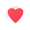 5pcs 100 Sheets Heart Shaped Message NoteMorandi Sticky Notes Self-Adhesive Memo Pad Index Stickers School Office Stationery 6