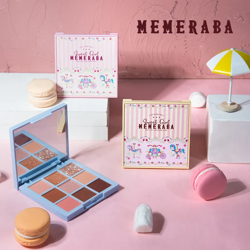 

MEMERABA Matte Beads Earthy Glitter Dream Soft Mist Eyeshadow Palette