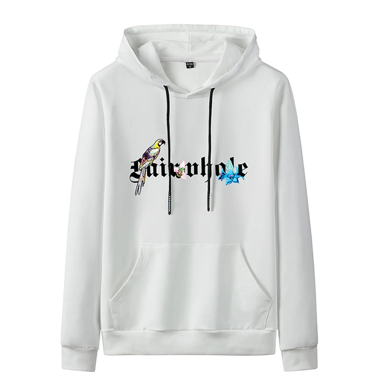 

Printed Men'S Hoodies Letter Print Sweatershirts Autumn Blouse Top Hooded Streewear 2023 Long Sleeve Casual Pullover Tee Tops