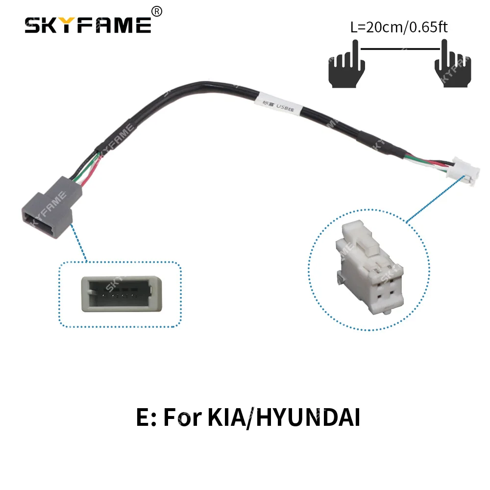 4pin Original USB Converter Cable Adapter for Car Android