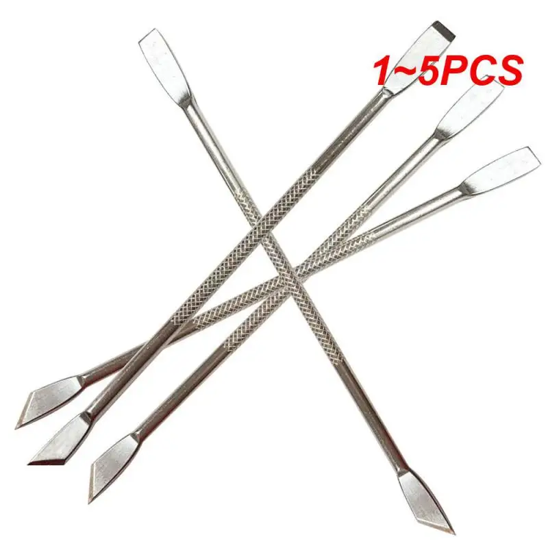 

1~5PCS Dual-ended Stainless Steel UV Gel Polish Cuticle Nail Remover Pusher Nail File Dead Skin Push Cuticle Remover Nail Art