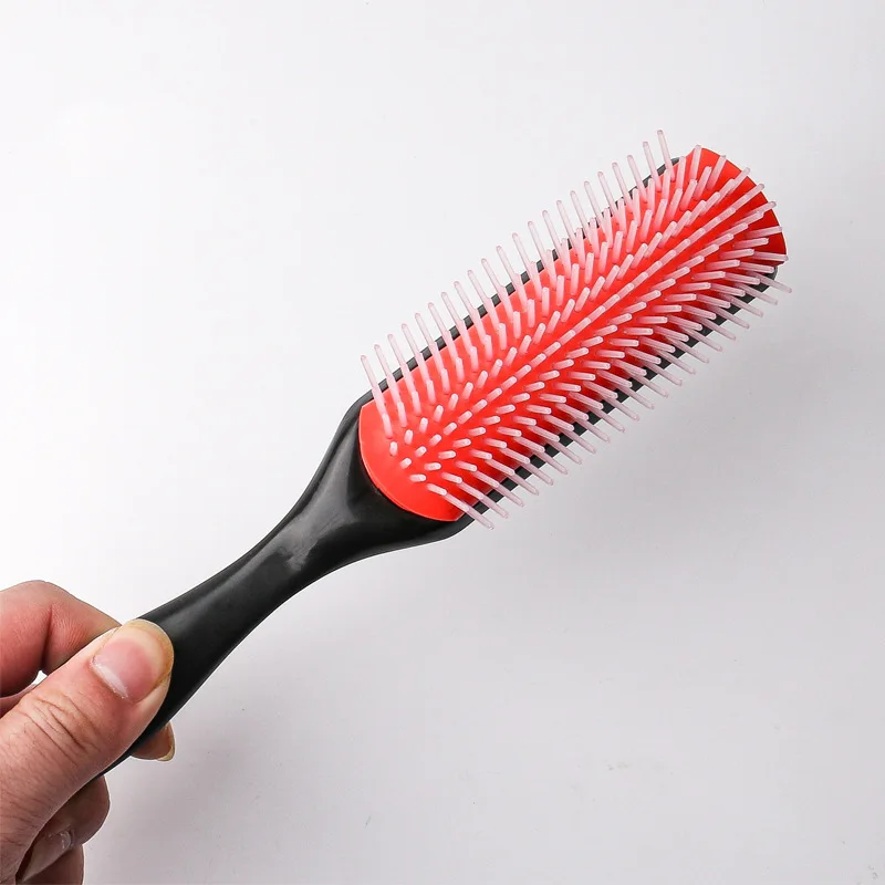 

Sdatter Rebounce Defined Curl BrushAnti-static Styling Brush For Blow Drying & Styling Detangling Separating Shaping Definin
