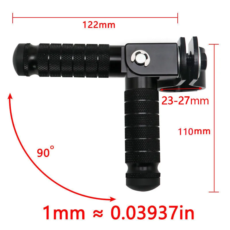 23-27mm Clamp CNC Motorcycle Part Universal Pedals Motorcycles Folded Footrest Mopeds Scooters bicycle motorbike motorcycle accessories,motorcycle footrests,motorcycle foot pedals