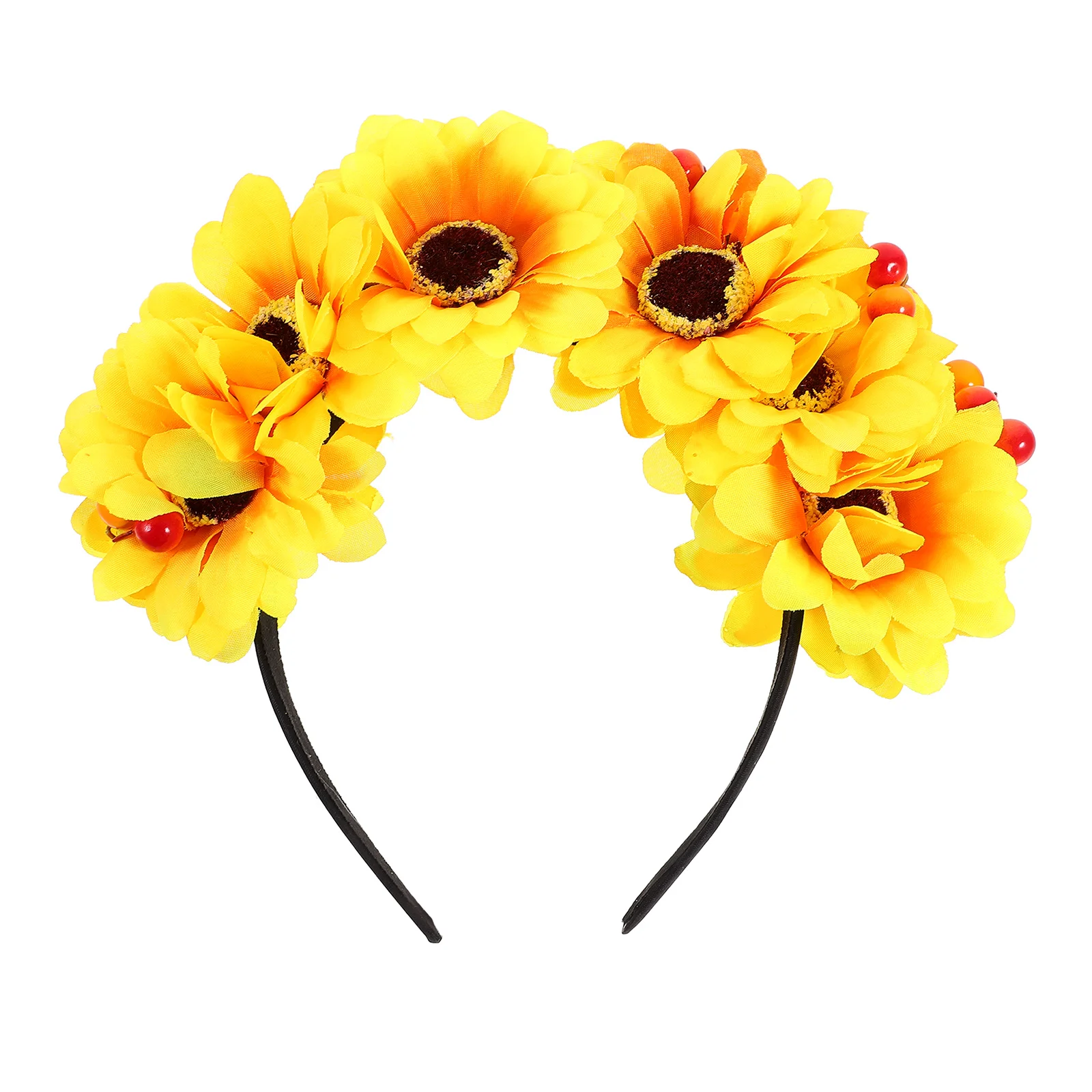 

Hairpin Headband Wedding Accessories Decor Flower Headbands Fabric Floral Headpiece Travel