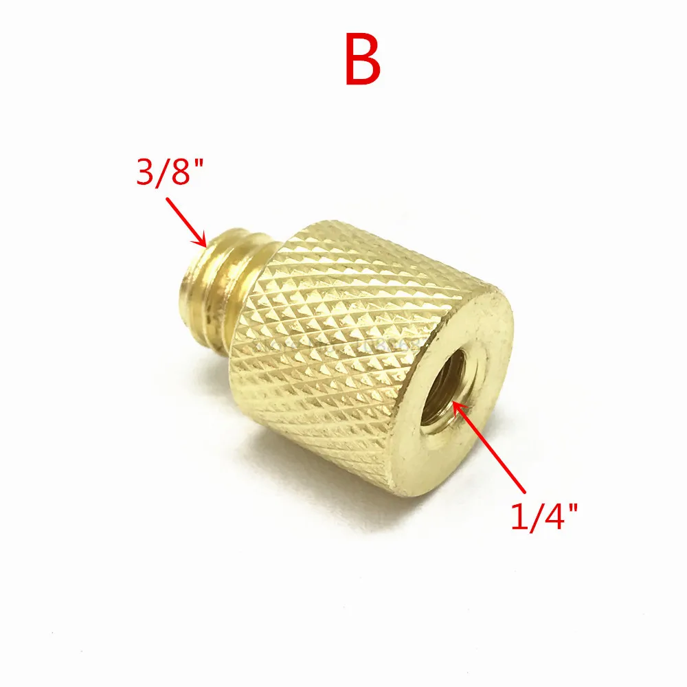 Jadkinsta 1/4" to 3/8" 5/8" to 1/4" Male Female Cold Hot Shoe Thread Screw Mount Adapter Tripod Plate Screw for SLR Camera
