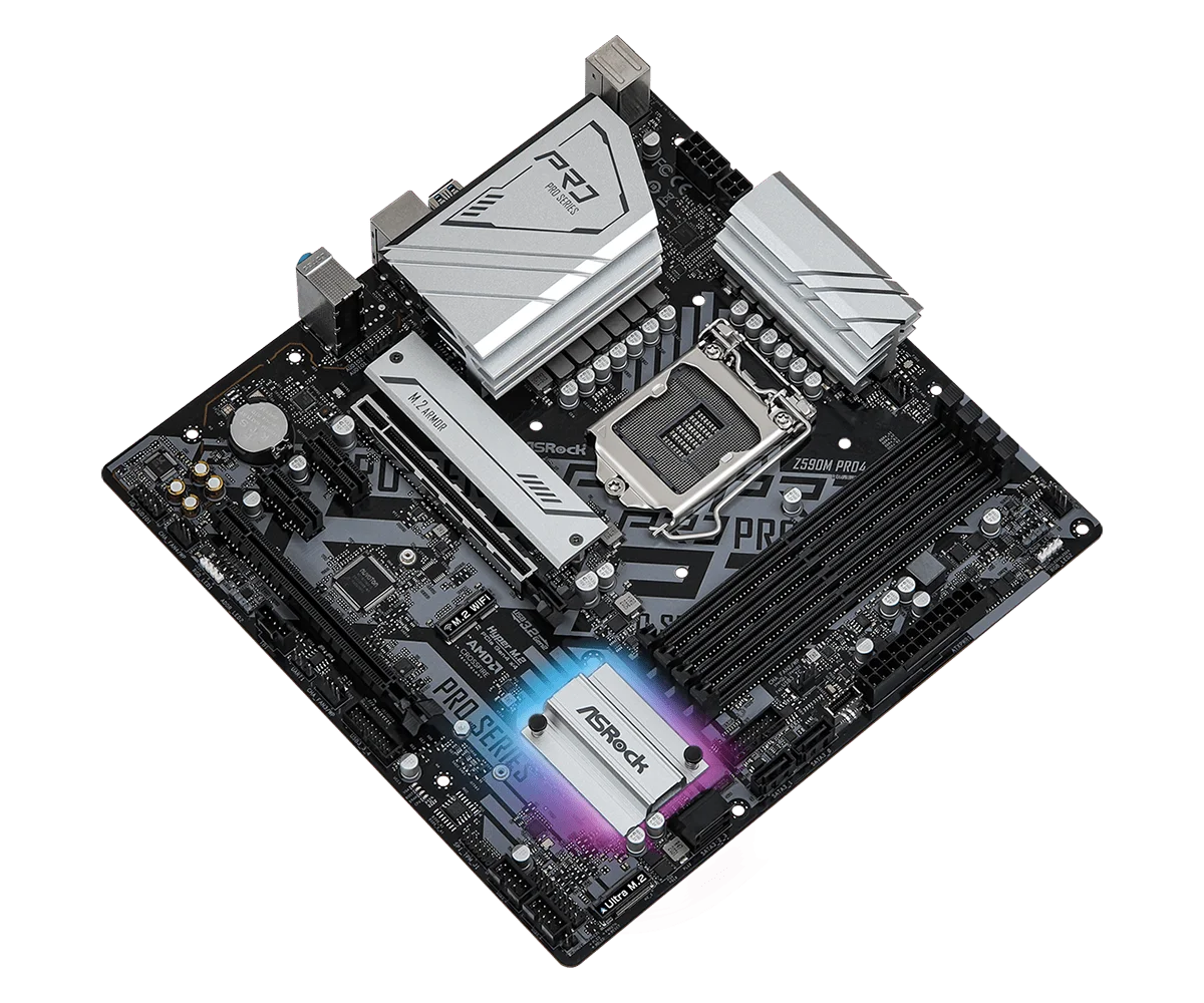 Płyta główna ASRock Z590M Pro4 Intel Z590 LGA 1200 obsługa