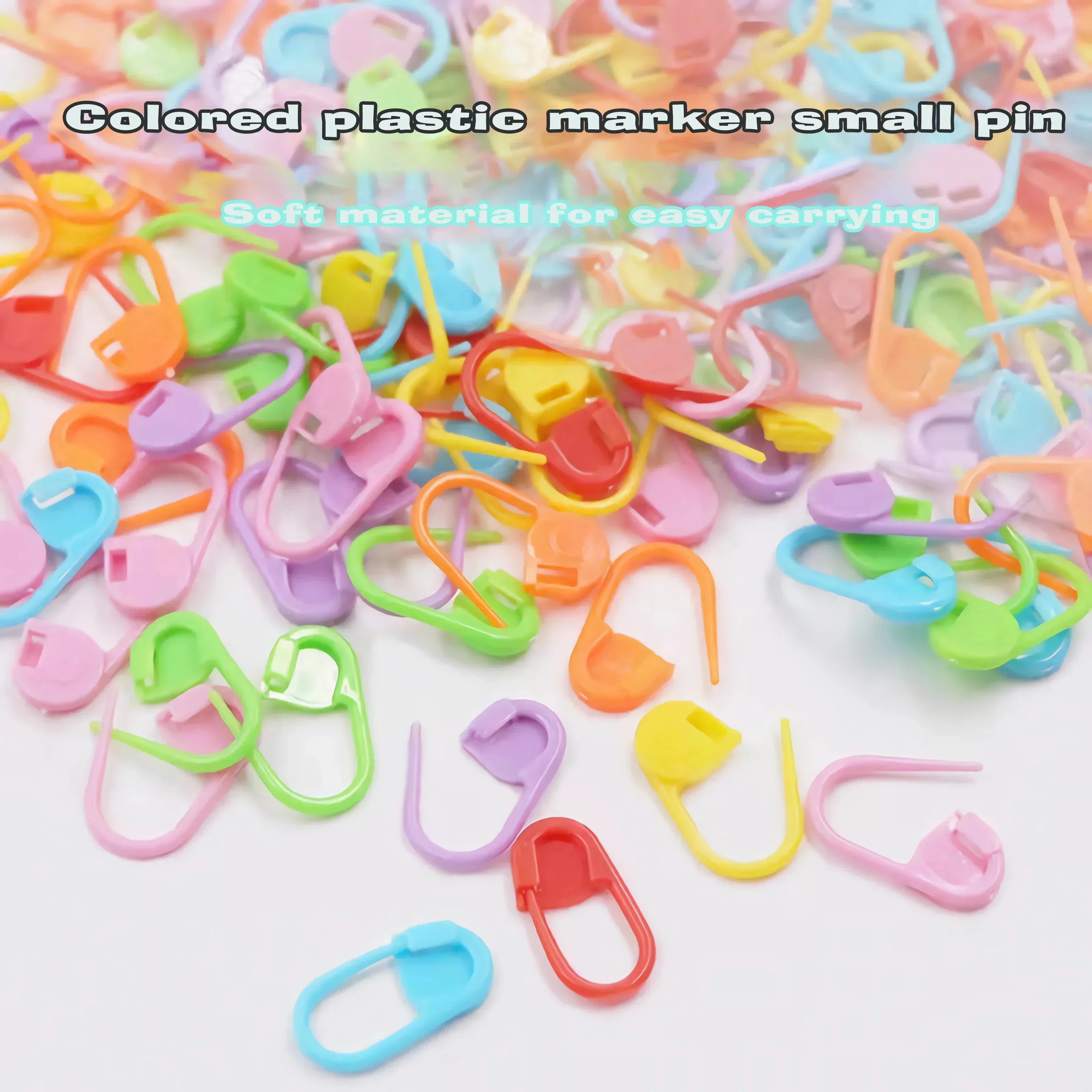 Craft Markers 100 Pcs/Pack Mini Locking Stitch Markers Crafting