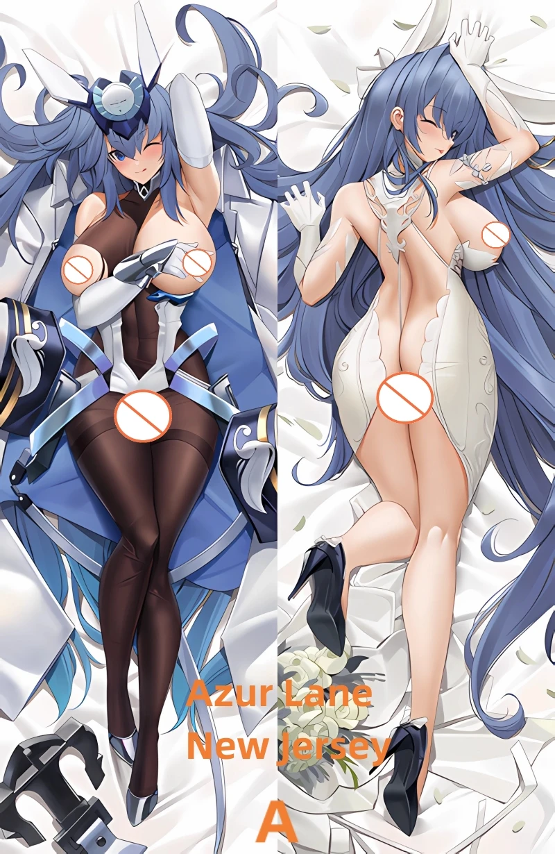 

Dakimakura Anime Pillow Case Azur Lane New Jersey Double-sided Print Of Life-size Body Pillowcase Gifts Can be Customized