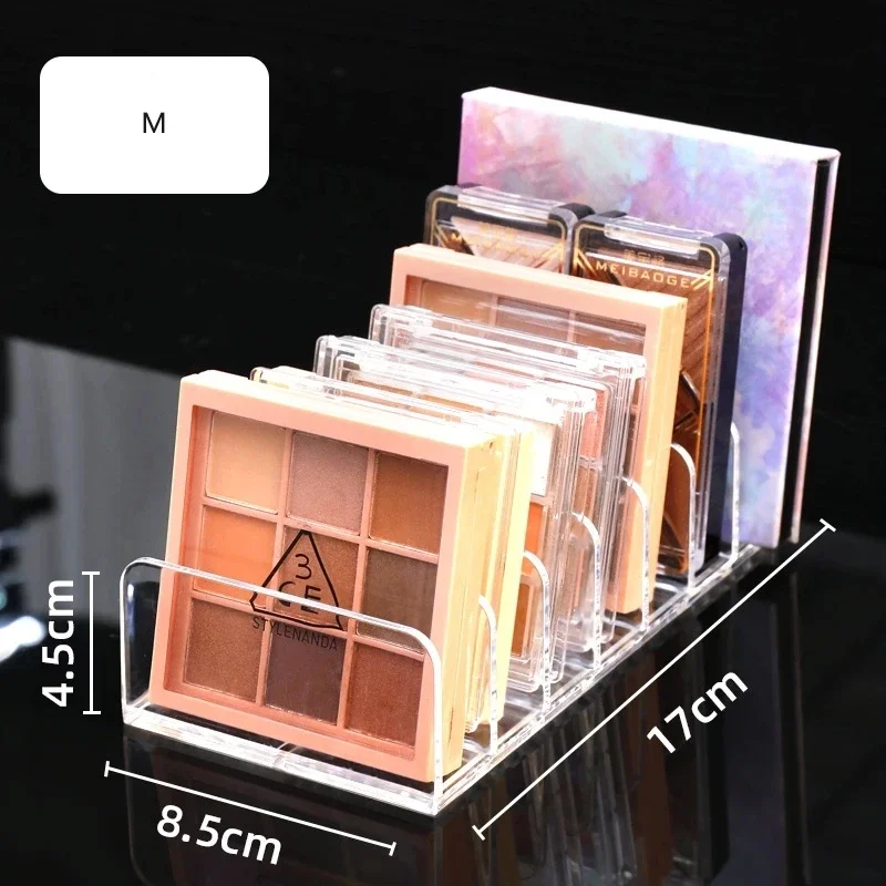 Palette Organizer Eyepowder Storage Tray Cosmetics Rack Makeup Tools Compartment Holder For Women Makeup Organizer 6