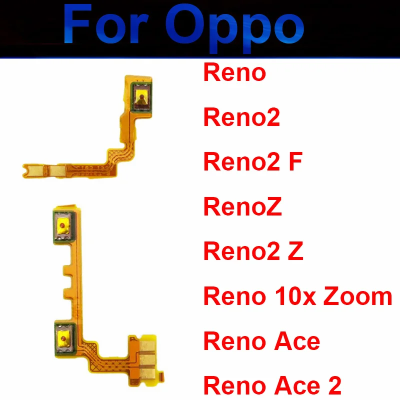 Фотокабель для OPPO Reno 2 2F Z 2Z ACE Ace2 10X Zoom Power объемные боковые кнопки клавиши гибкая лента запасные части