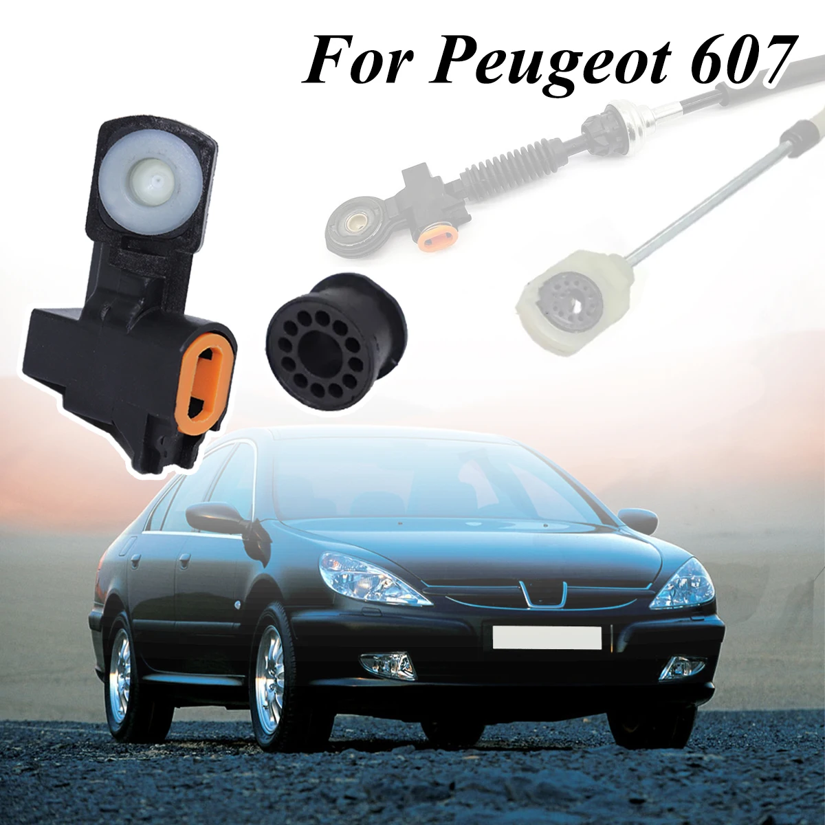 

Gearbox Shift Lever Cable End Rod Linkage Connector Adapter Selector Buckle For Peugeot 607 9635387380 2444P7 Replacement Part