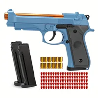 M9a3 Shell Ejceting Pistol Automatic Continuous Firing  Toy Gun EVA Foam Blaster Outdoor CS Shooting Weapons for Kids Gift 1