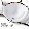 Sexy Women Bikini Brazilian Swimsuit Push-up Bra Bikini Set Two Piece Swim Suit Swimwear Low-waisted Beachwear Leopard Bathing 2