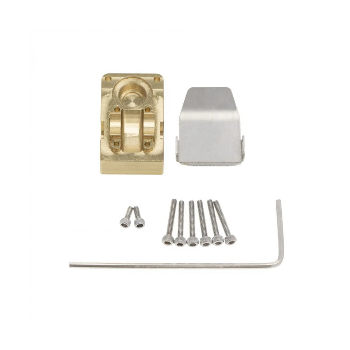 

For 1/24 Simulation Model Axial SCX24 90081 Brass Bridge Cover Counterweight Cover with Plate