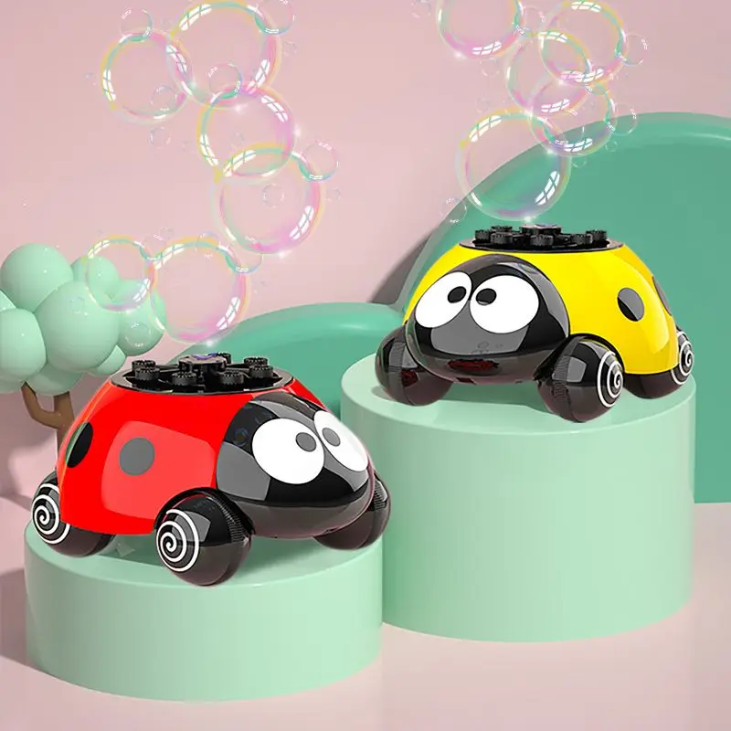 Ladybug Bubble Machine Toys For Kids Outdoor Toys Birthday Party Children's Day Gift Soap Bubbles For Children 2 Ladybug Bubble Machine Toys For Kids Outdoor Toys Birthday Party Children's Day Gift Soap Bubbles For Children 2