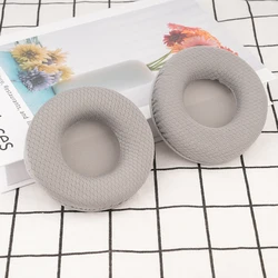 Premium PU Leather Ear Pads for Headphones - Comfortable and Durable Sponge Foam Replacement (Mesh Fabric Earpads)