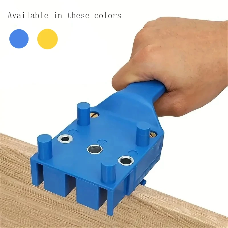 Woodworking Drill Guide Jig With Hole Locator 6/8/10mm Drill Bit Set for Straight Accurate Boring