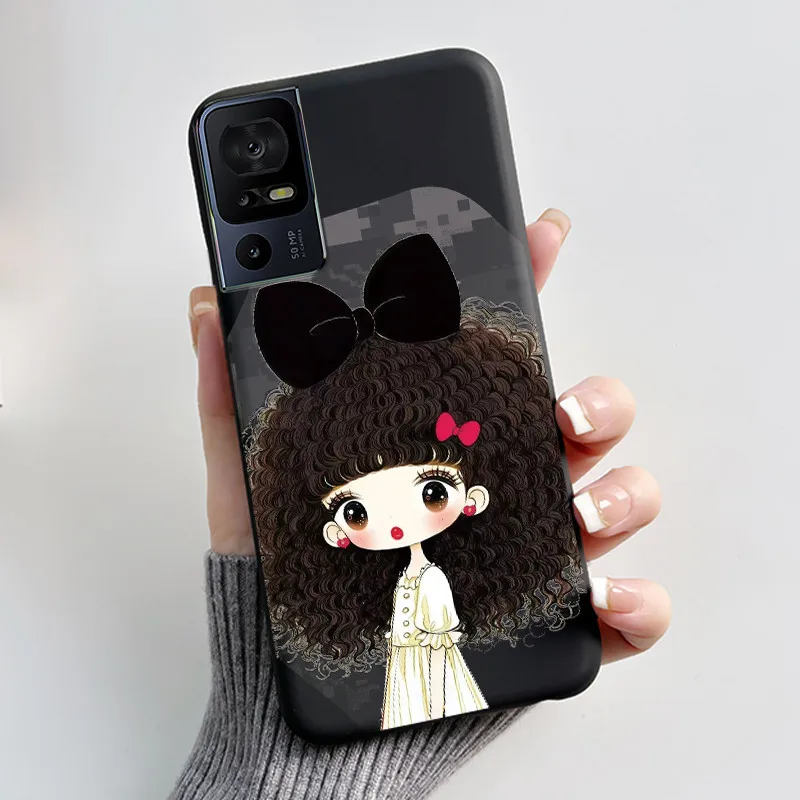 Luxury Cute Cartoon Black Soft Silicone Protective Phone Case
