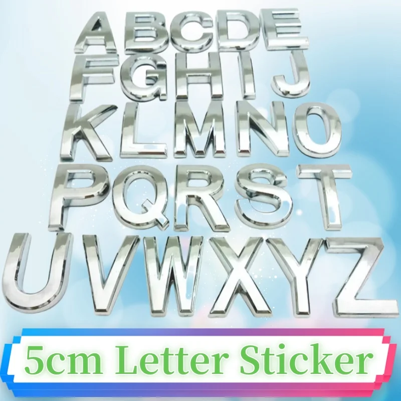 English Letters Door Plate Modern Plaque Door Number House Hotel Address Digits Sticker Plate Sign ABS plastic 5cm house number signs door signs