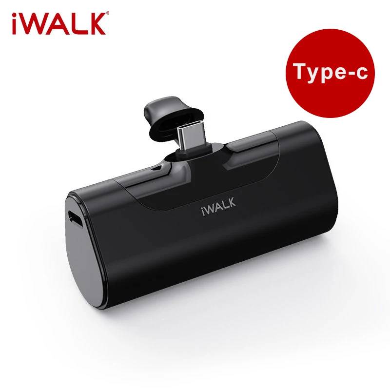 portable cell phone charger Iwalk Mini Power Bank 4500Mah Travel Portable Charger Business Type-C for apple interface Cute Powerbank For Xiaomi Phone usb c power bank Power Bank