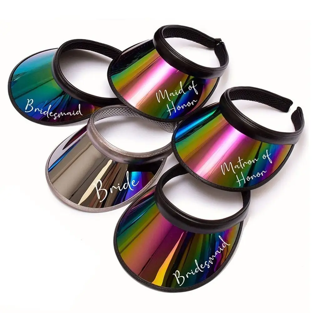 PVC Summer Baseball Hat Transparent Plastic Sports Visors Caps Women Men Anti-UV Sun Cap Outdoor Sunshade Hat