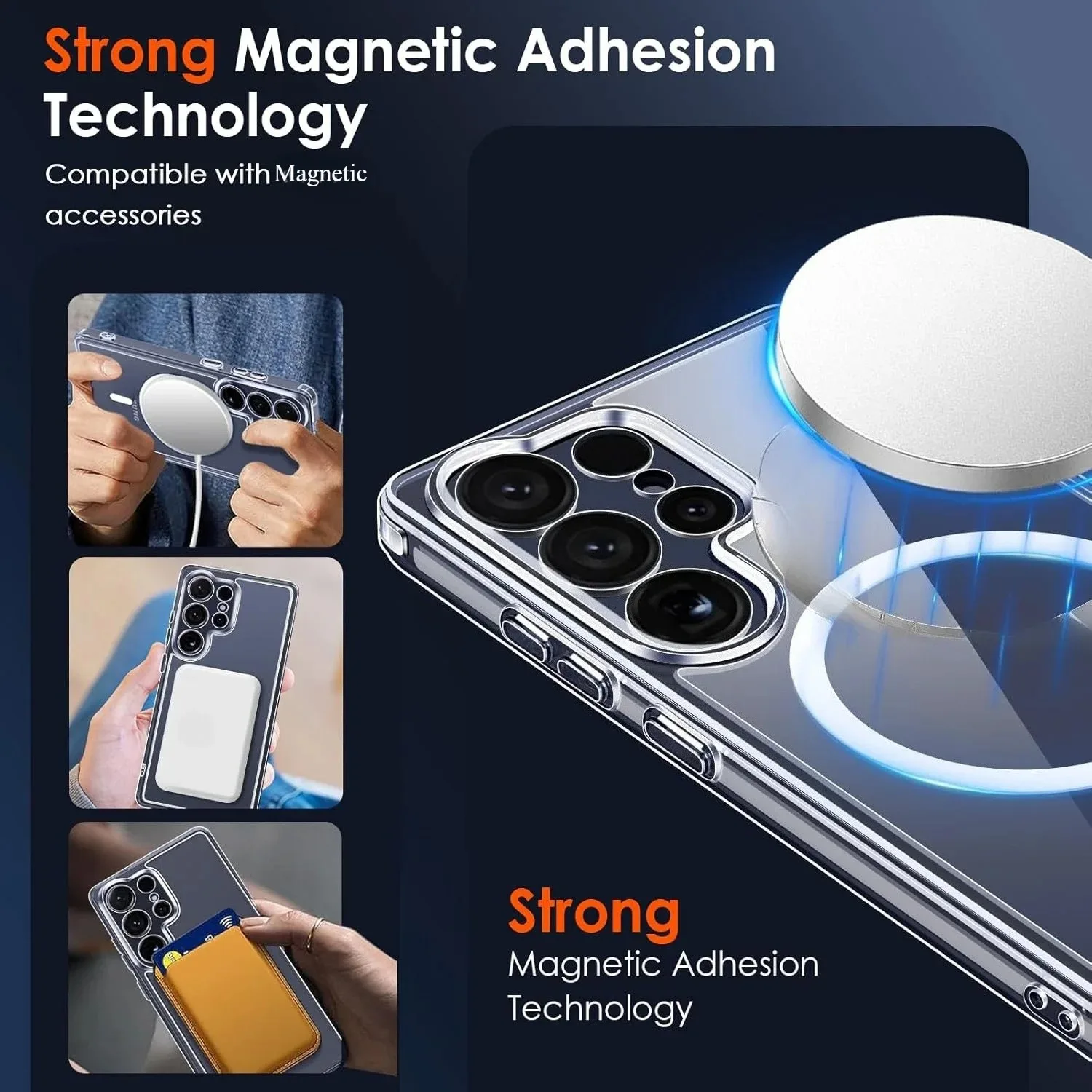 Enhanced Magnetic Phone Case - Advanced Protection & Charging Cover
