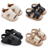 Summer Sandals Handsome Baby Boys Casual Shoes PU Rubber Sole Anti slip Comfortable First Walking Shoes 1