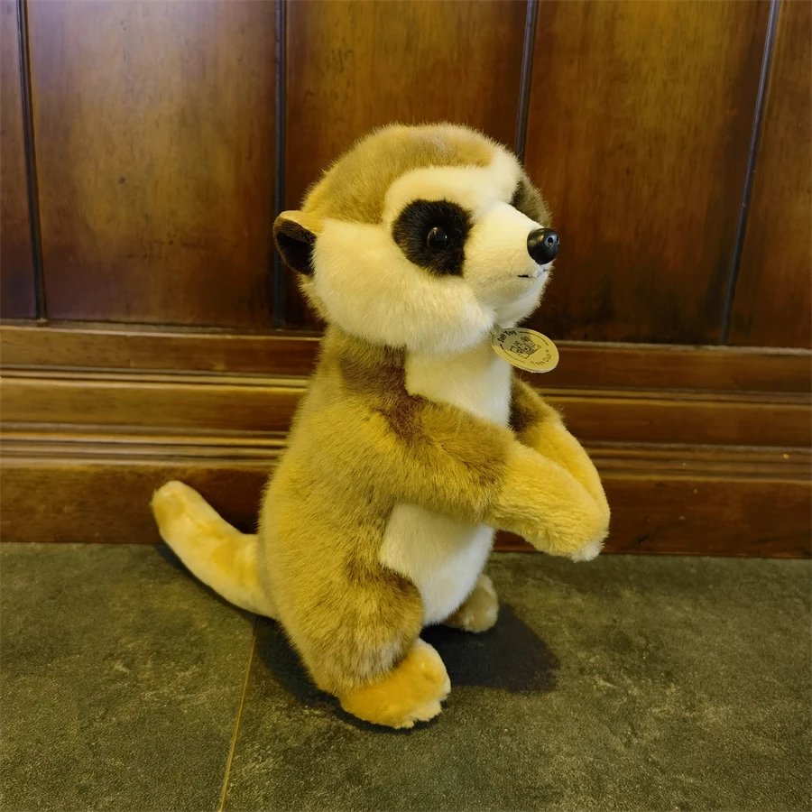 

Meerkat High Fidelity Anime Cute Mongoose Plushie Suricate Plush Toys Lifelike Animals Simulation Stuffed Doll Kawai Toy Gifts