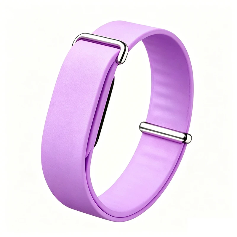 Silicone Sport Loop Watch Strap - Soft and Durable Replacement Wristband Bracelet