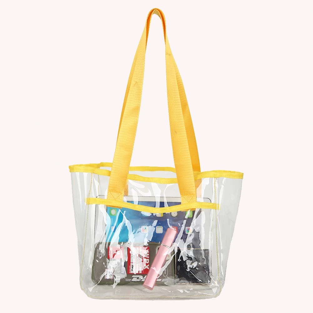 wristlet clutch Summer PVC Transparent Handbags Fashion Large Capacity Female Shopping Bags Tote Casual Beach Travel Women Shoulder Bags shoulder bag