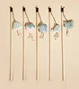 New Mouse Wooden Teasing Cat Rod Cat Toy Pet Supplies Feather Bell Wooden Rod Teasing Cat Stick 2